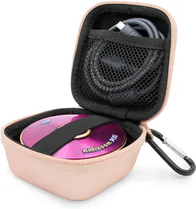 CASEMATIX Rose Gold Kids Camera Toy Case Compatible with VTech Kidizoom PiXi Flip Selfie Toy Camera for Children Includes Case Only Trendy Design with Carabiner and Zipper Security