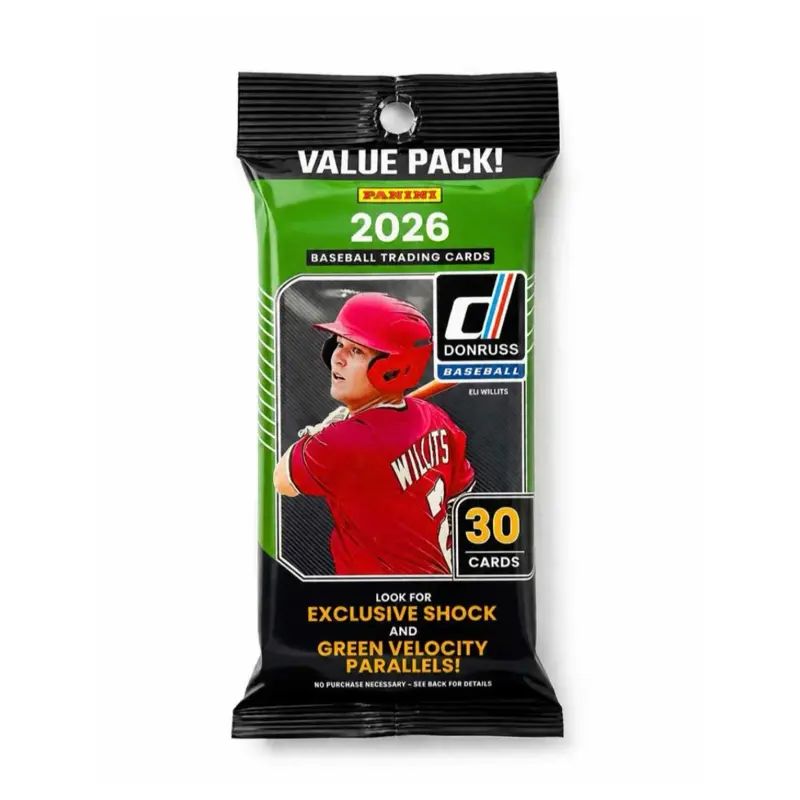 Donruss MLB Fat Pack - Official Sports Trading Cards Pack with Multiple Collectible Sports Cards for Enthusiasts