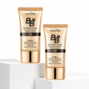Snail BB Cream Makeup Foundation - High-Coverage, Waterproof, Matte Formula Cosmetic Moisturizing Gift coverage liquid foundation