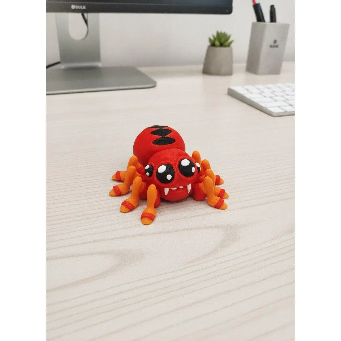 Articulated Spider - Fidget Toy & Halloween Deco, Spooky Gift for Kids Adults