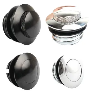 For Harley Davidson Motorcycle Motorbike Fuel Tank Cap Replacement Fit Sportster 1200 883 XL 72 Dyna Super Glide CVO Pop-Up Gas Tank Press Cover 1 Piece
