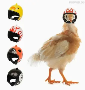 protective chicken helmets and headgear, stylish hats for hens and birds. Creative new pet supplies, effectively protect poultry heads from bumps and injuries. Lightweight and comfortable to wear, practical and fun accessories for daily chicken raising.