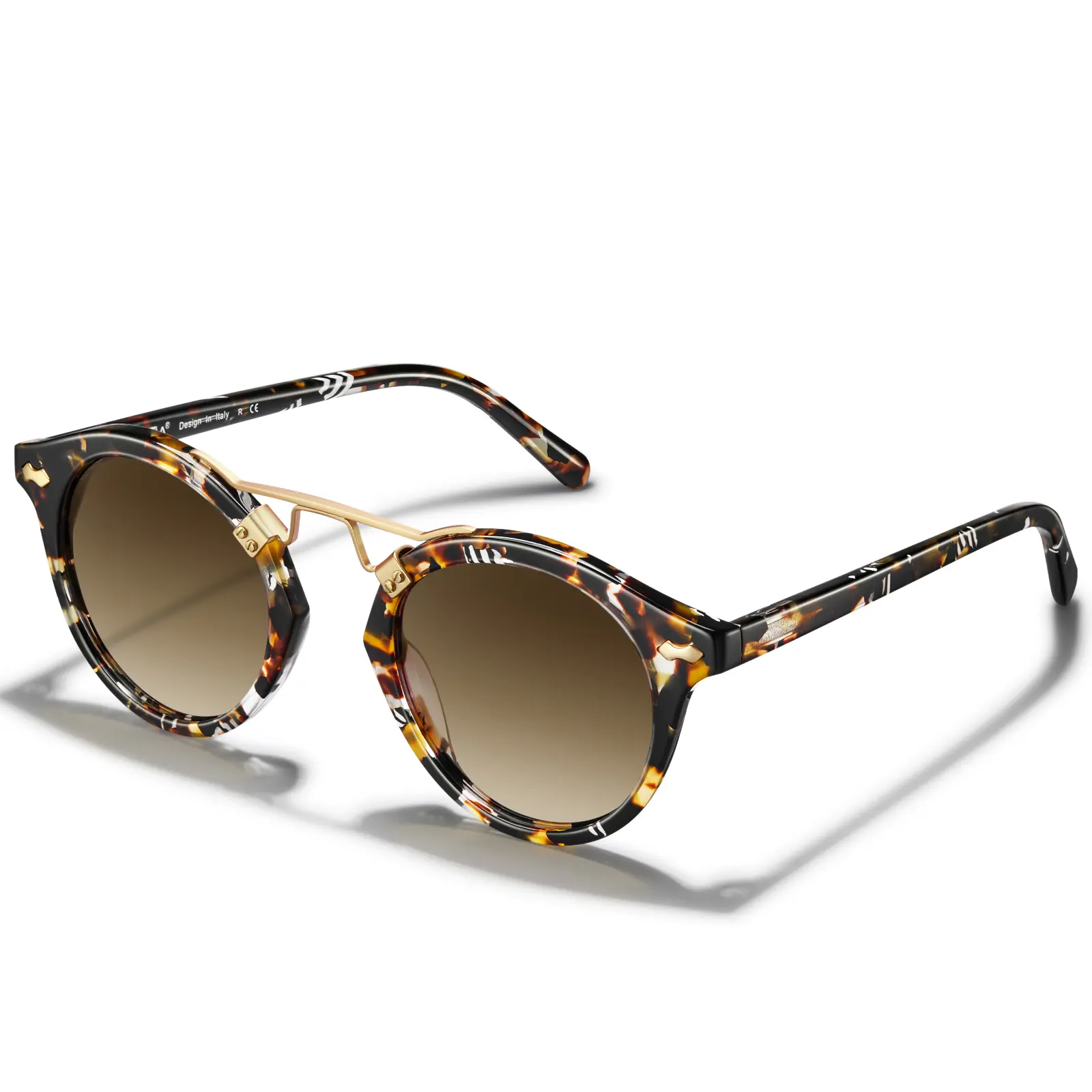 Tortoise Frame Gradient Brown Lens