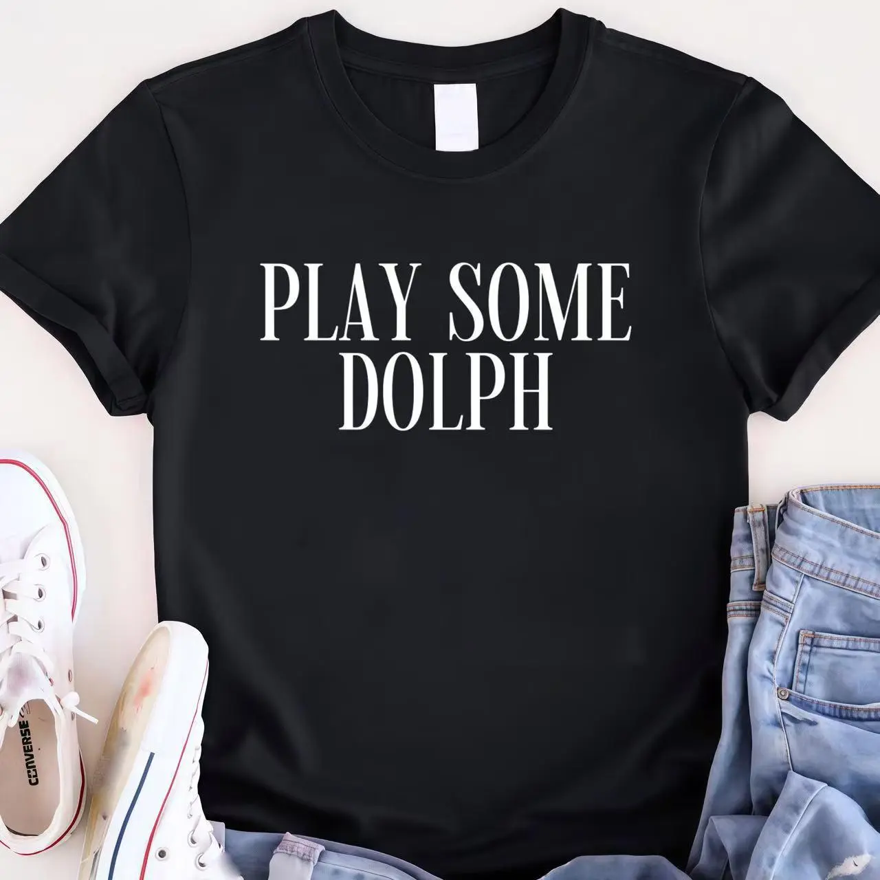 Trendy "Play Some Dolph" Music Call - Out Tee