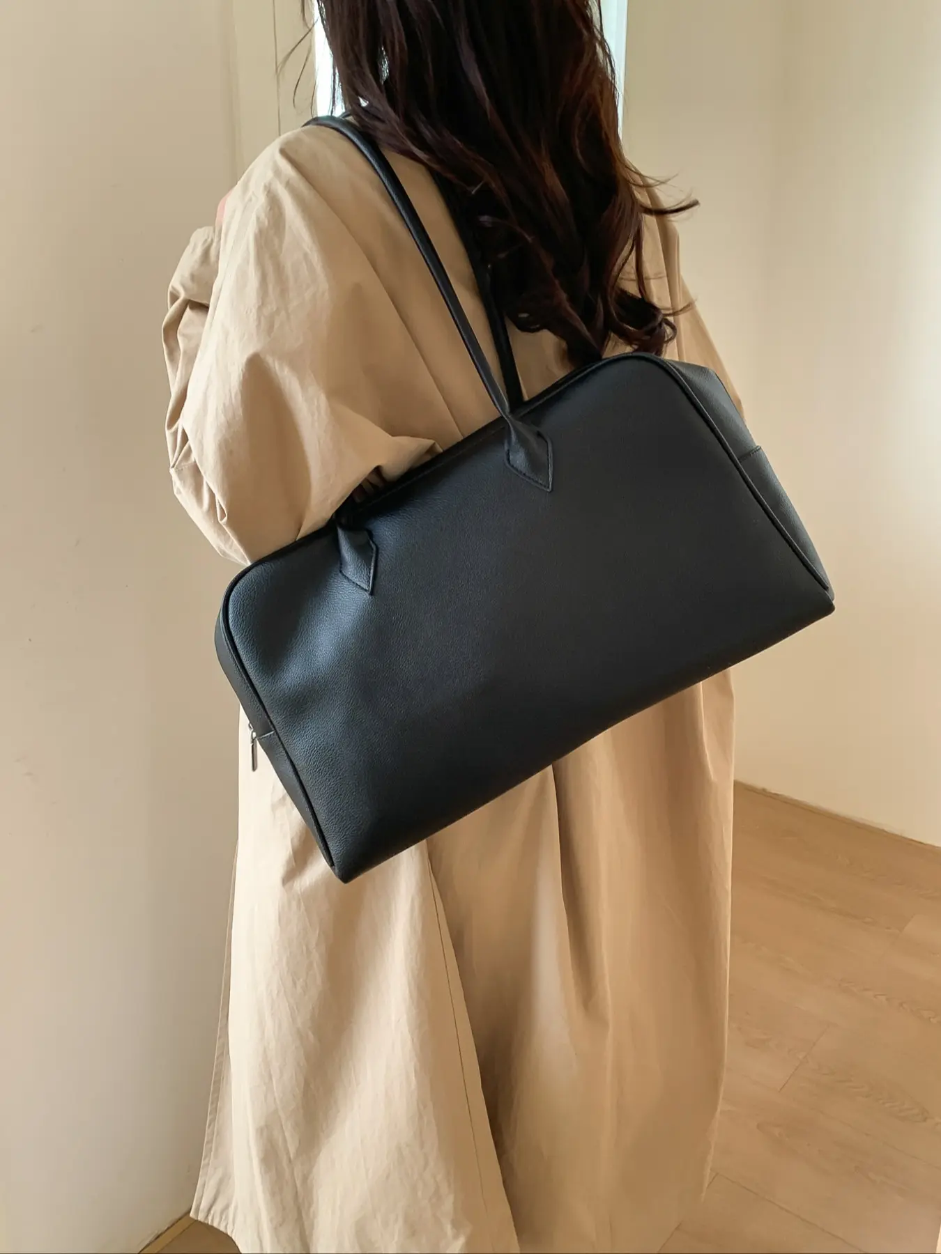 Women's Shoulder Bag Underarm Boston Bag, Large Capacity Commuter Tote, New Style Handbag, Stylish Work Bag, Pillow Purse Hanging Decoration, Daily Commuter Bag, Fashionable Patterned Bag, Casual Commuter Bag, Casual Commuting Bag