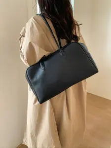 Women's Shoulder Bag Underarm Boston Bag, Large Capacity Commuter Tote, New Style Handbag, Stylish Work Bag, Pillow Purse Hanging Decoration, Daily Commuter Bag