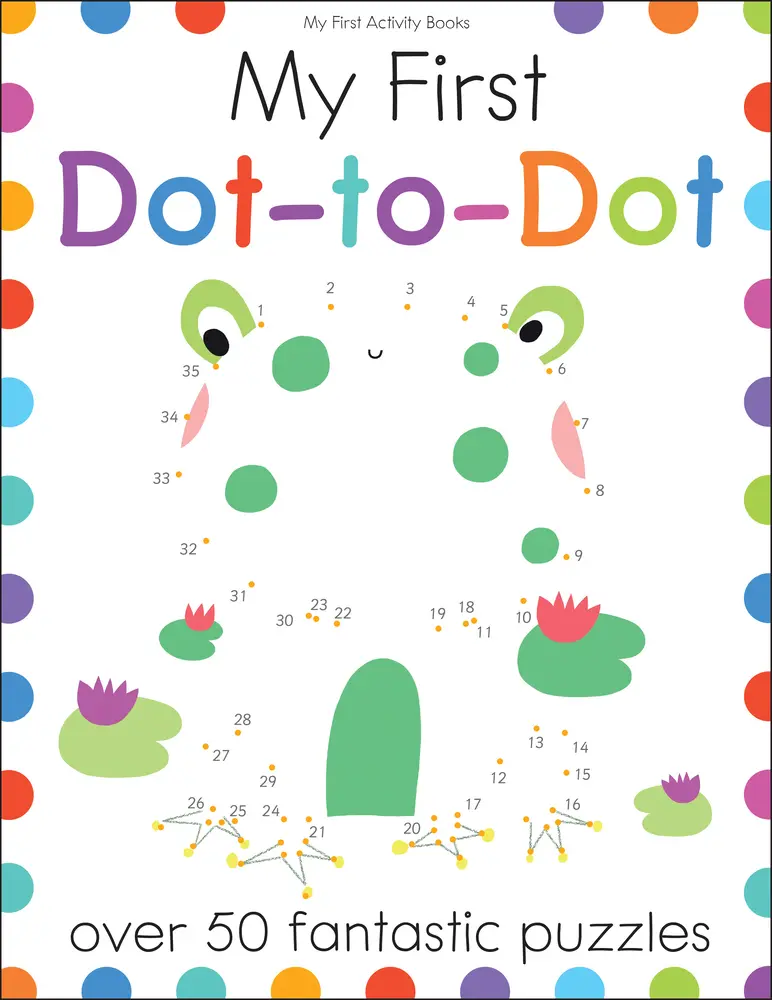 USED Book - My First Dot-To-Dot: Over 50 Fantastic Puzzles by Golding, Elizabeth (Paperback) - english