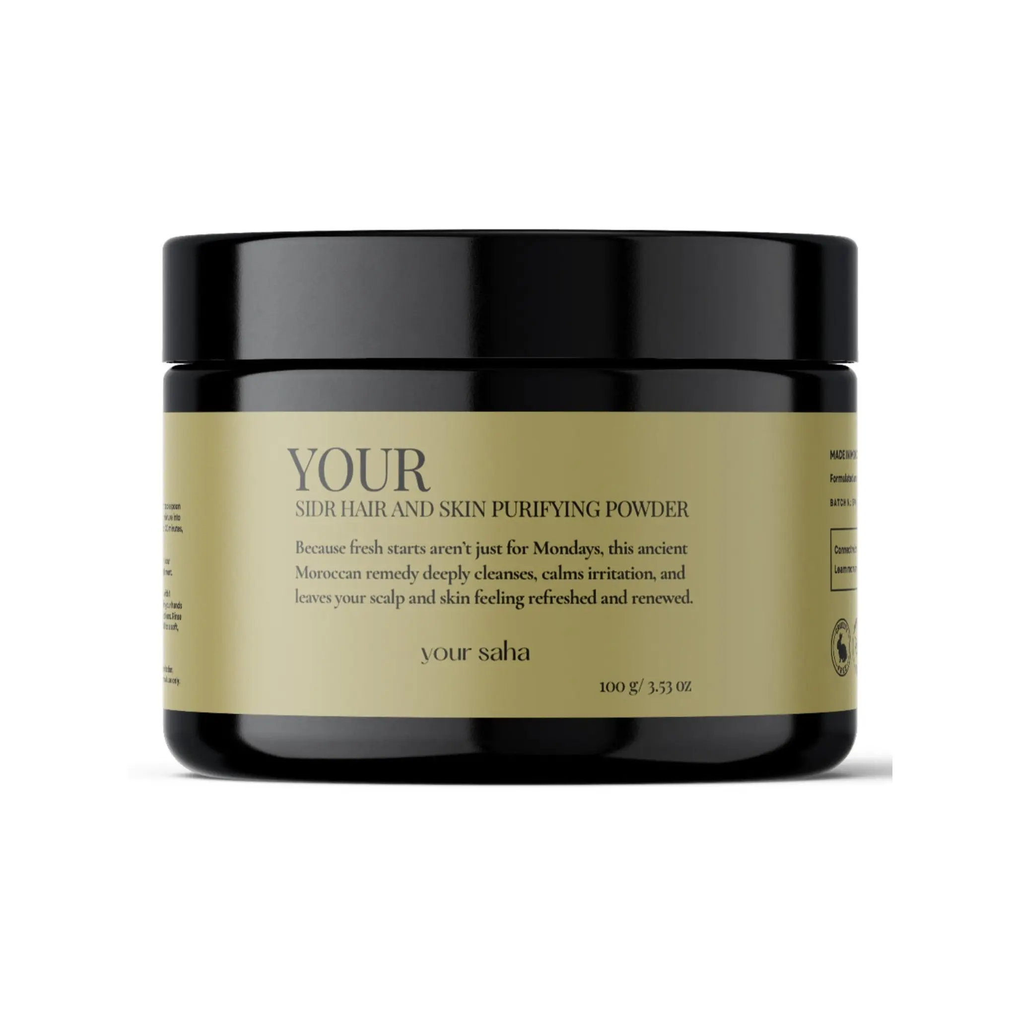 Your Sidr Hair and Skin Purifying Powder Your Sidr Hair and Skin Purifying Powder