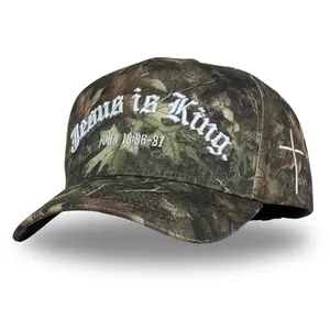 JESUS IS KING - CAMO | TRUCKER HAT