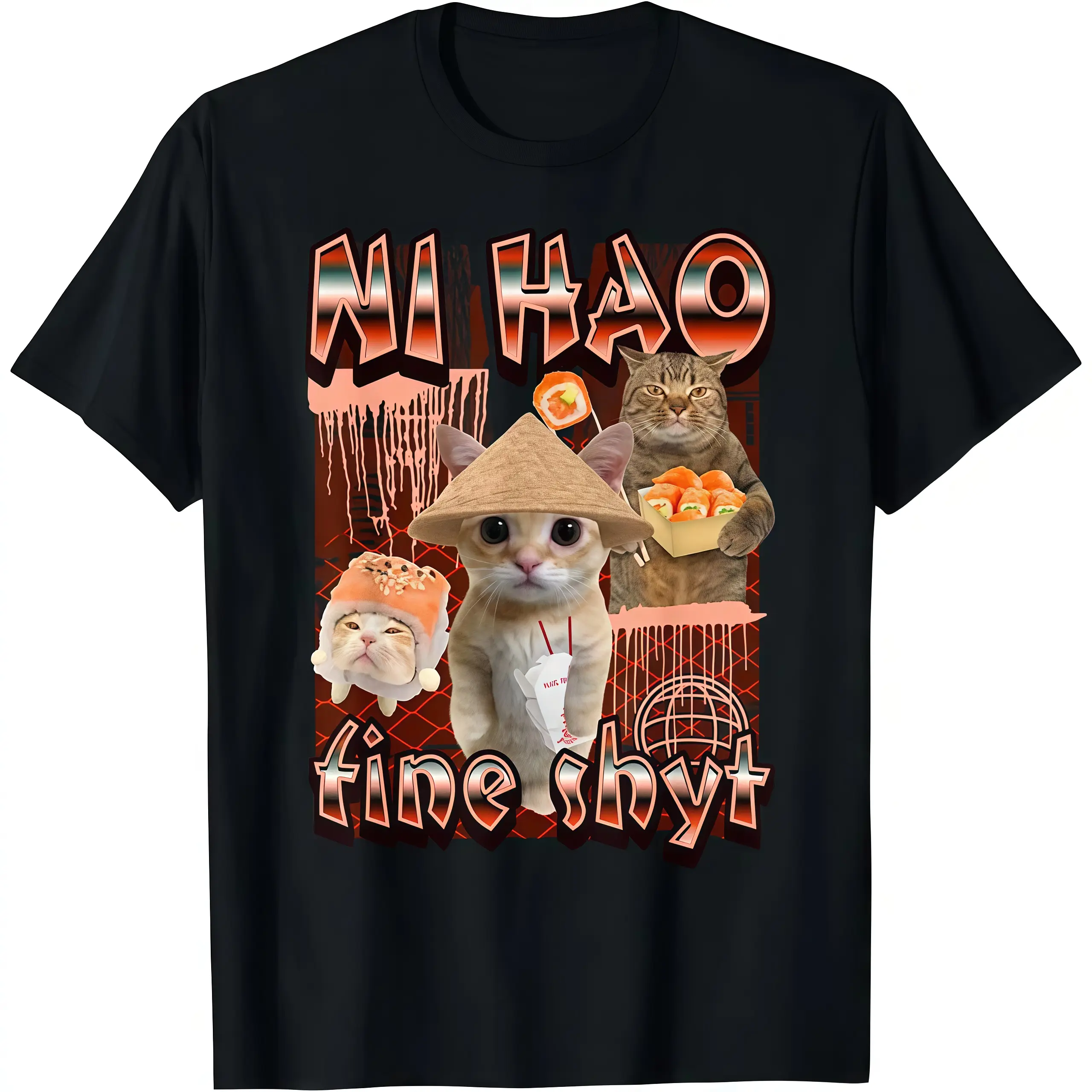 Women's 100% Cotton Unisex Funny Meme Graphic T-Shirt, Short-Sleeve Crew Neck, Relaxed Loose-Fitting, Breathable Bold Digital Print, Inclusive Menswear for Casual/Golf/Party, Layered Under Jackets