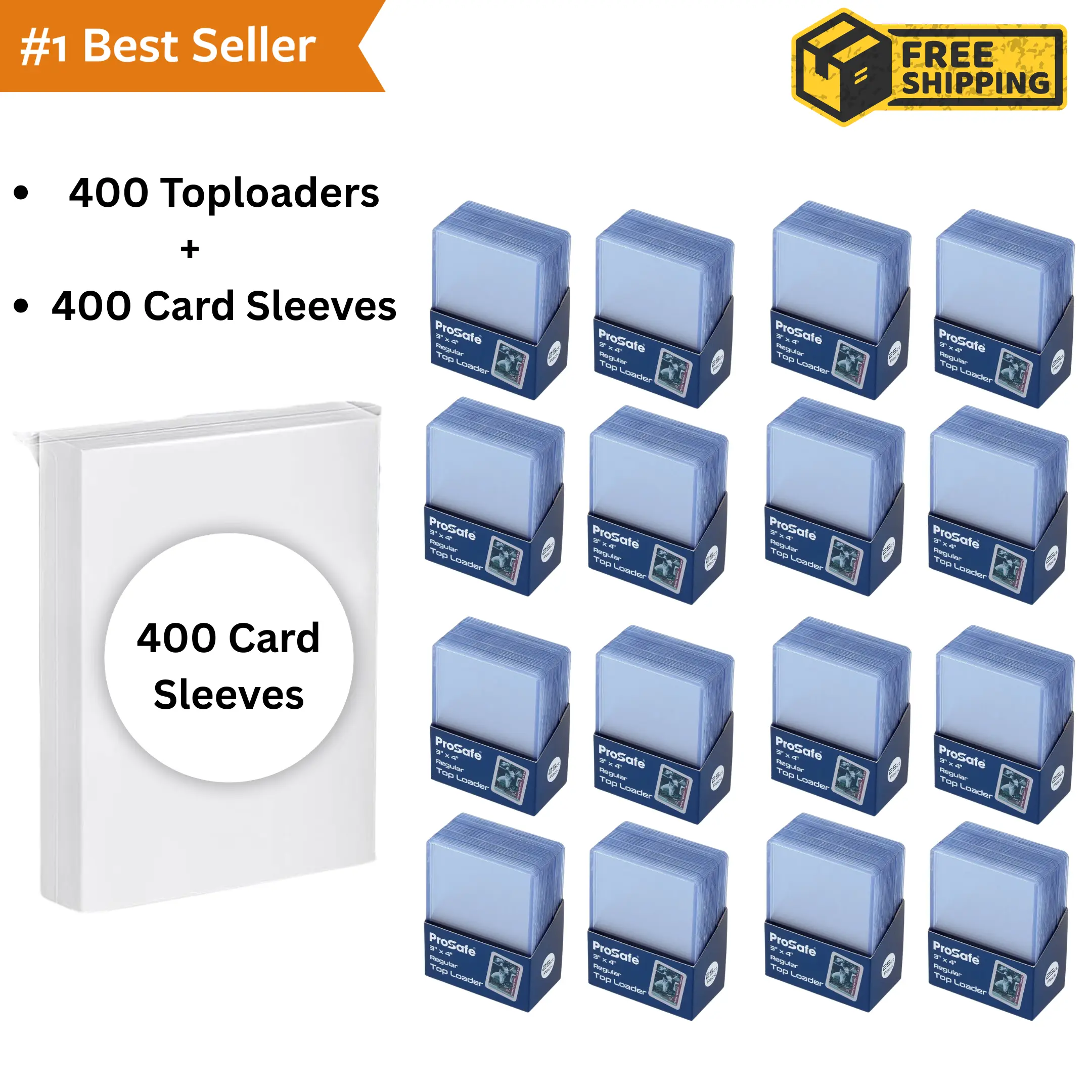 soft plastic card sleeves /Card·Dict 50ct Top Loaders Compatible With Pokemon Trading Card 35pt 3” X 4“ Rigid Sports Cards Protectors, Hard Plasti main image 0