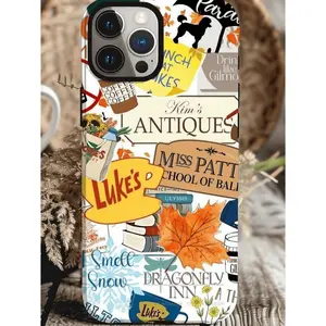 Adorable Gilmore Girls Fall Phone Case, Cute Tough Phone Case, For Girls Protective Cover, Suitable for iPhone 17/16/15/14/13/12/11 Pro Max/Plus and  Samsung Galaxy S23FE/22/23/24/25