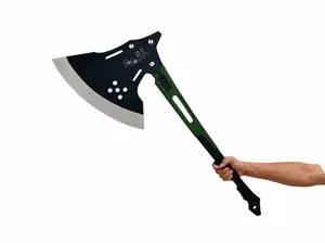 Kinstore 35" Kaiju Monster no 8 PU Foam Axe for Cosplay Kikoru PU Foam Power Battle Axe Costume