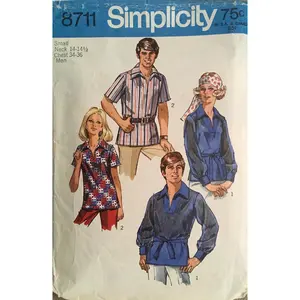 Simplicity 8711 Sewing Pattern (Vintage) CUT