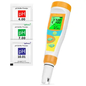 Pool Salt Tester and pH Meter for Swimming Pool Digital pH Salinity Tester for Saltwater Pool with Simultaneous Display Update 5 in 1 pH Salt EC TDS Meter for Pools Hot Tubs Koi Ponds