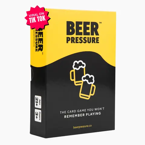 Beer Pressure - Drinking Card Game for Parties, Pregames, and Game Nights. The Perfect Party Gift!