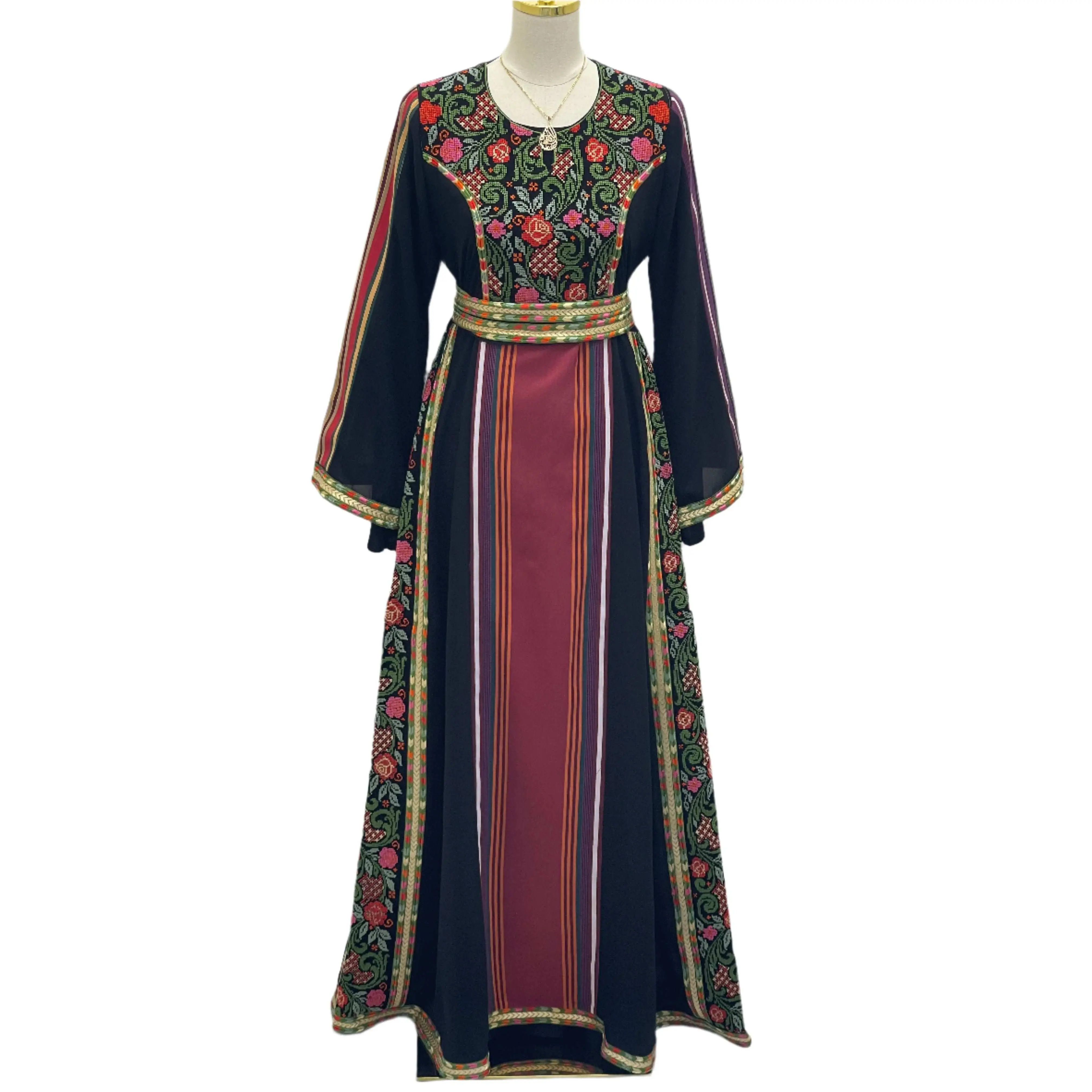 Haya Embroidered Majdalawe Dress Thoub in Modest Fashion