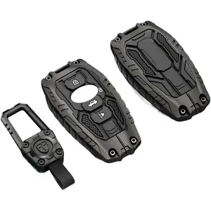 Heavy Zinc Alloy Key fob Cover, Keychain, Key Case, Accessories Compatible with Subaru BRZ Legacy Outback Ascent Crosstrek Forester WRX