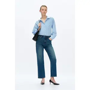 High Rise Vintage Straight Jeans