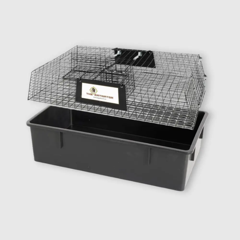 Rugged Ranch Ratinator Multi-Catch Galvanized Steel Reusable Rodent Trap - Home Pest Control Tool for Restaurants, Warehouses, Attics, Farm & Pet Supply Needs, Indoor