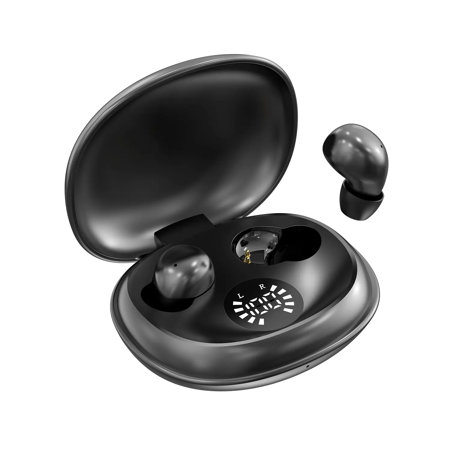 MSHUKCOE Ultra Mini Sleep TWS Earbuds - 6mm Driver, 2g Lightweight, Touch Control, 10m Range, Type-C, V6.0 Chip Stable Fit、Side Sleep summerwins