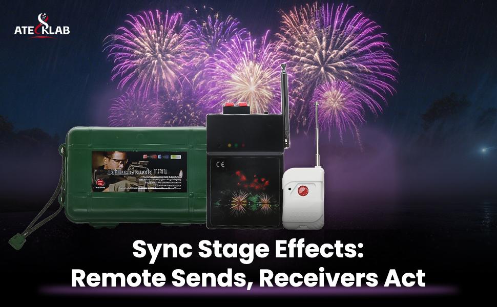 1Cues Wireless Fireworks Firing System Igniters With Remote Controller & Storage Case for Parties Weddings & Celebrations Firework Ignition