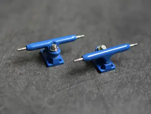 34mm Prodigy Gen2 Pro Fingerboard Trucks - Blue Colorway - Includes Pro Duro Bubble Bushings