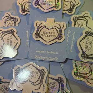 Trigger warnings bookmark Book Lover Page Marker Strong Magnet Planner Gift for Romance Readers BookTok Lovers