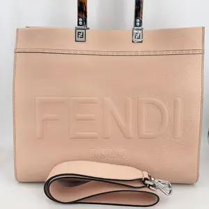 Pre-owned FENDI Leather Shoulder Bags Totebags