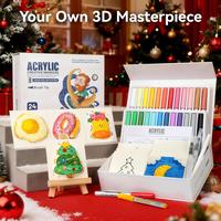 24-Color Acrylic Creative Markers