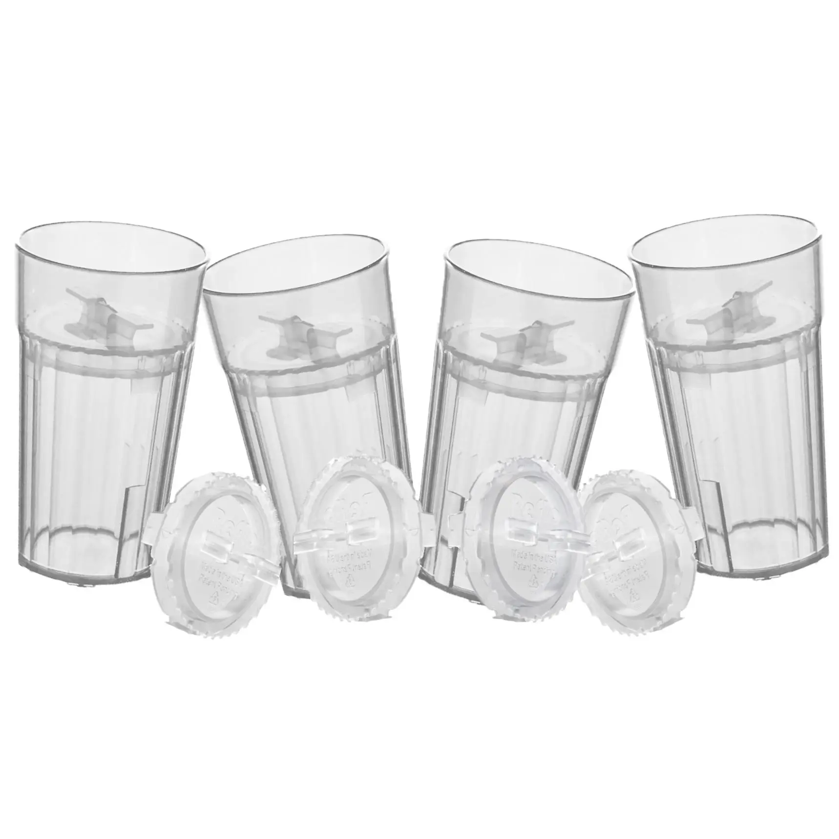 4-pack Clear Reflo Smart Cups