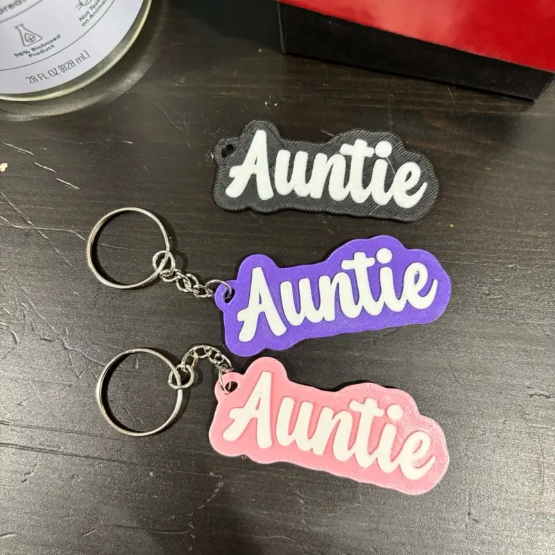 Auntie Keychain