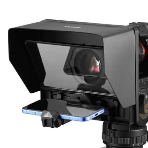 TikTokShopBlackFriday10'' Portable Teleprompter Remote for Webcam Smartphone Live Streaming