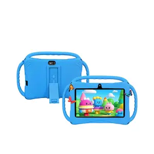 7 Inch Android Tablet, Parental Control Tablet with Silicone Case, Multifunctional Tablet for Education & Entertainment