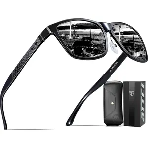 ATTCL 1.06 OZ UV400 Polarized Sunglasses Full-Rim Sporty Casual Eyewear Ultra-light aluminum-magnesium alloy frame, TAC UV400 HD lenses for Golf Fishing Driving Running 99% UVA & UVB Blocking with Microfiber Cleaning Cloth Test Card & Sunglasses Case tikt