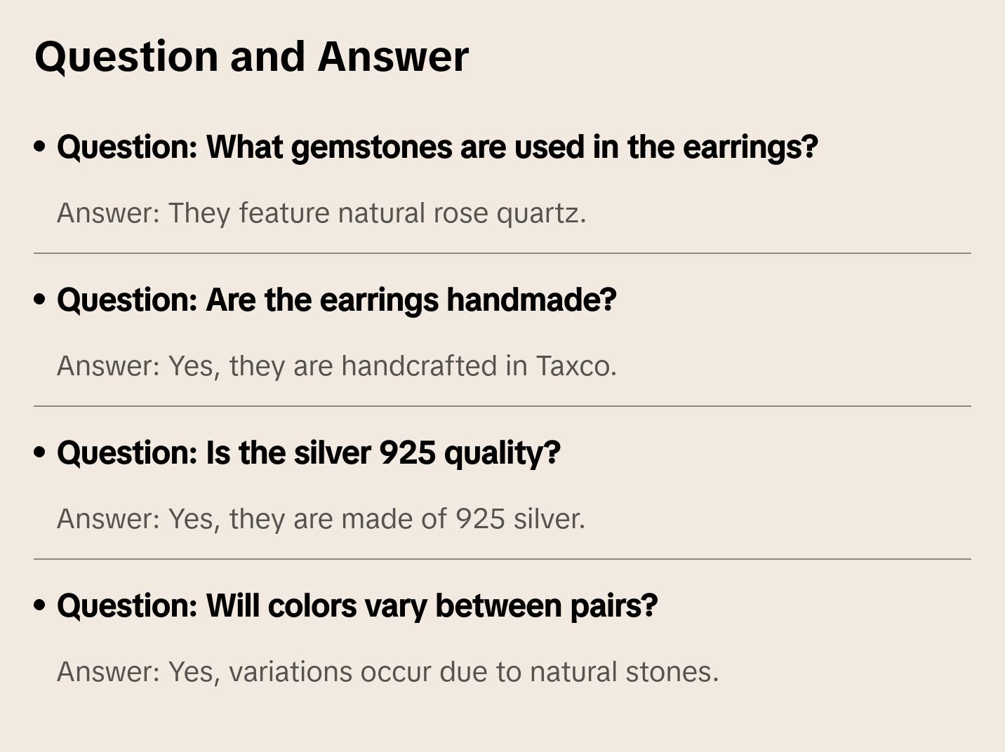 Blossoming Love - Rose Quartz 925 Silver Earrings Blossoming Love - Rose Quartz 925 Silver Earrings