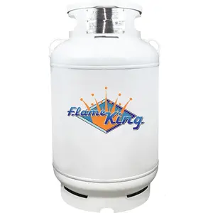 Flame King CYL200ASME 200-Pound ASME Propane Tank, Multi-Valves with Accurate Gas Level Gauge