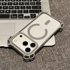 Exquisite And High-End, This Creative Lanyard-Style Magnetic Phone Case Features Rounded Edges And An Acrylic Back Panel. Available In A Variety Of Colors, It Is Compatible With The 17 Pro Max, 17E, 16E, 16, 15, 14, 13, And 12 Pro Max Series,