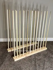 Adjustable Art Storage Rack - 24” long x 11” wide with 24” tall dowels - Art Canvas Storage