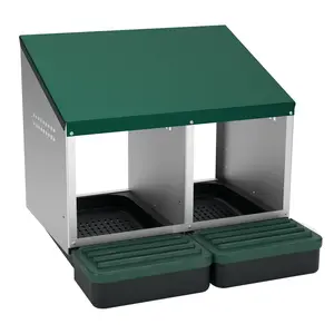 EggHouse Galvanized Nesting Box (Up to 20 Birds)
