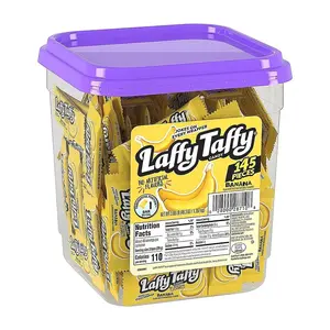 Laffy Taffy Candy, Banana Flavor, Individually Wrapped Candy (145 Pieces)