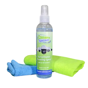 CameraShine - Security Camera Cleaning Spray and Towels