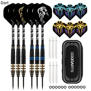 6 Dart Set with Dart Box for Toy Games Ideal for Home Entertainment