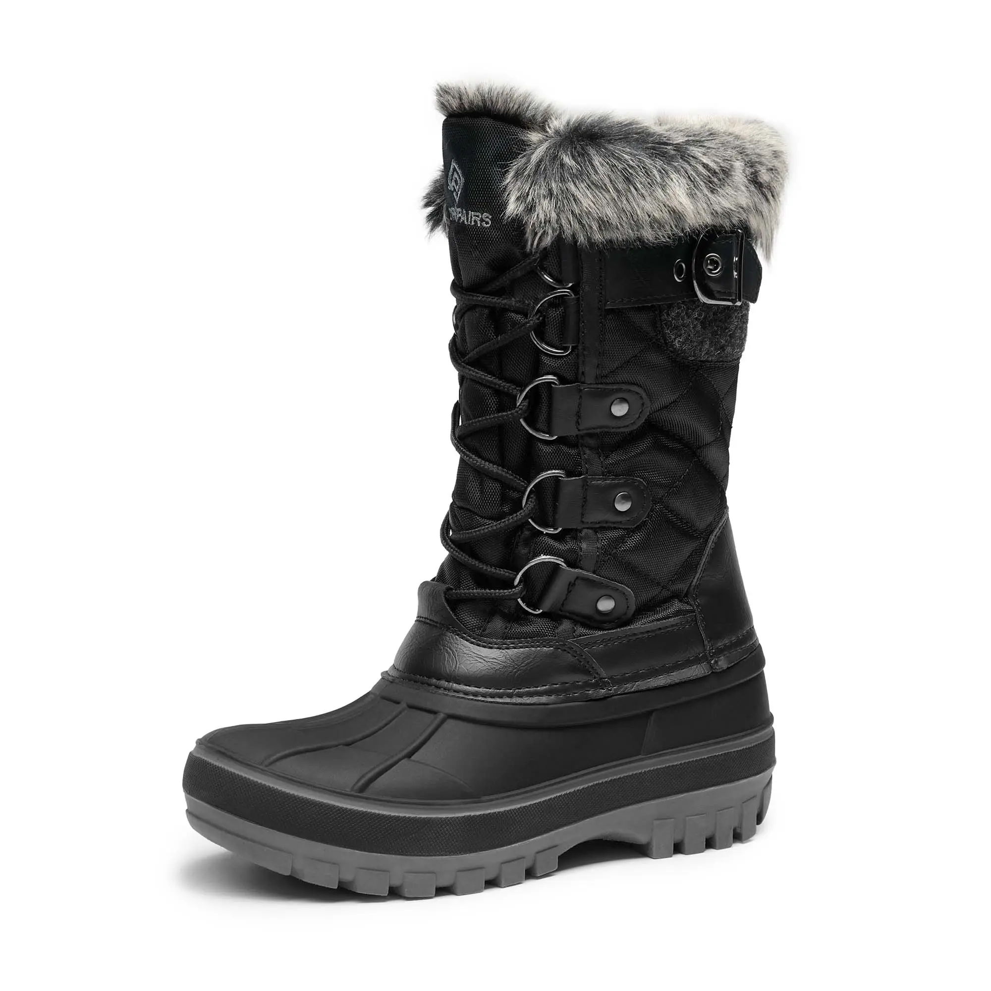 DREAM PAIRS Girls' Waterproof Snow Boots, Winter Shoes for Girls - Ideal for Outdoor Snowy Activities, Winter Shoes Girls