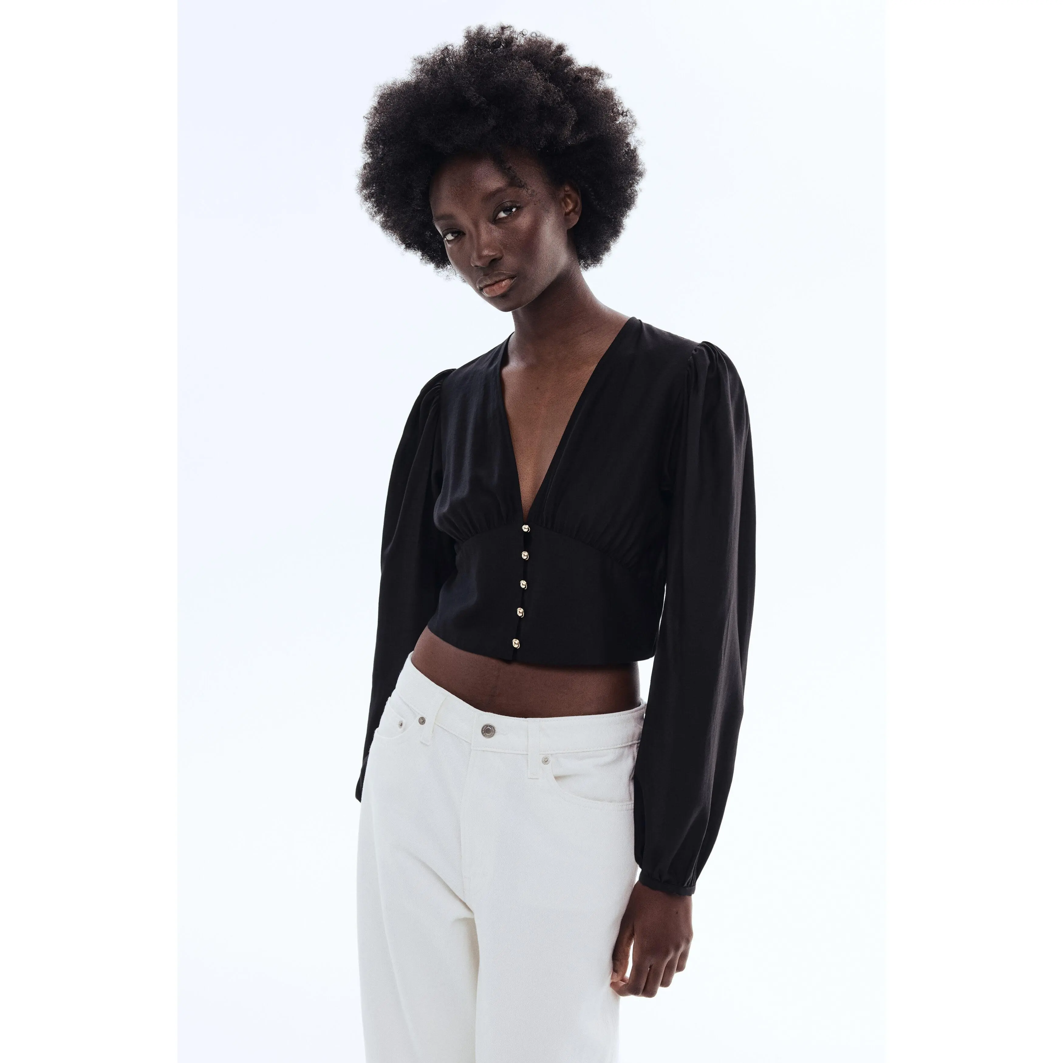 H&M V-neck blouse H&M V-neck blouse