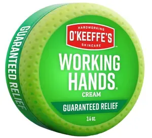 Working Hands Hand Cream for Extreme Dryness - 3.4 oz Jar (1 Pack) - Repairing Skincare for Cracked, Dry Hands