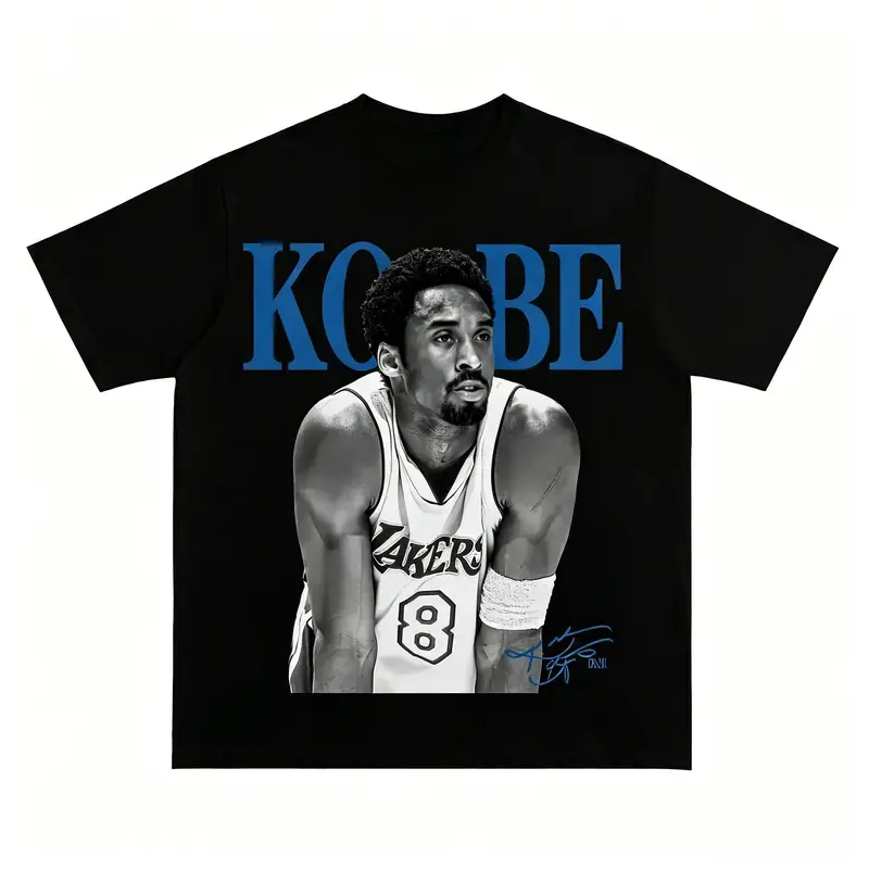 Men's Vintage Basketball Graphic T-Shirt, Smooth 100% Cotton Short-Sleeve Round Neck Tee, Casual Retro Menswear with Seamless Design
