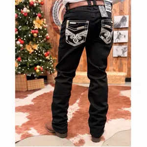 Men jeans black
