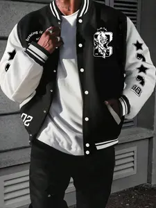 Men's Jacket Autumn Airport Outfits Windproof Warm Fashion Casual Jacket Coat Baseball Jacket