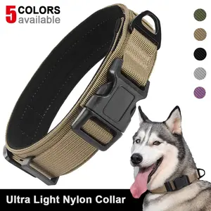 Ultra-Light Dog Collar for Medium & Large Dogs, Durable Outdoor Pet Collar, stop leash pulling, Comfortable & Strong, No Pull